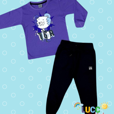 Conjunto Tigor T. Tigre calça manga longa